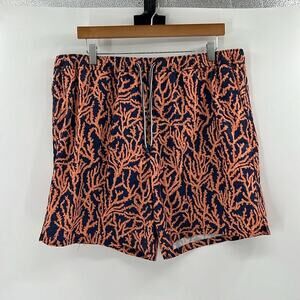 Peter Millar Crowned Coral Swim Trunks - Sahar - XL - New with tags